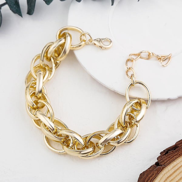 Armbånd Vintage Guld Farve Mode Smykker B2406 S2009-04