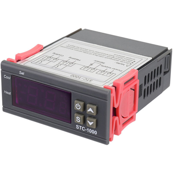 Elektronisk Digital Mikroskop Computer Temperaturregulator Switch Akvarium Udklækning (12V)