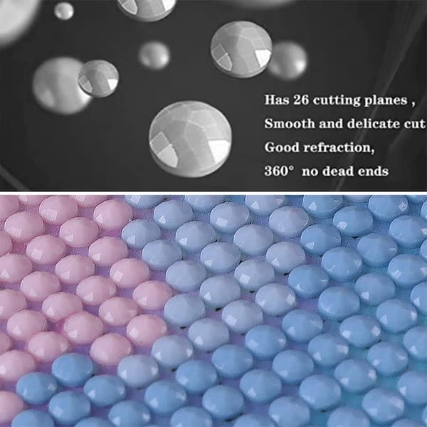 5D DIY Diamantmålning Konst Hantverk Komplett Kit för Vardagsrum