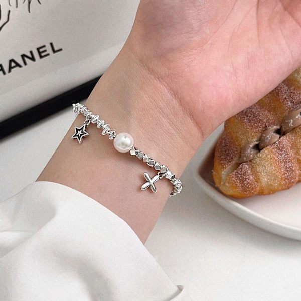 Armband 925 Silver Smycken Pärla Mode Smycken Ac8167