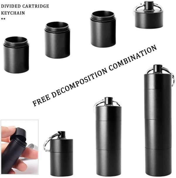 2 stycken utomhusförvaring i förseglad vattentät aluminiumlegering
