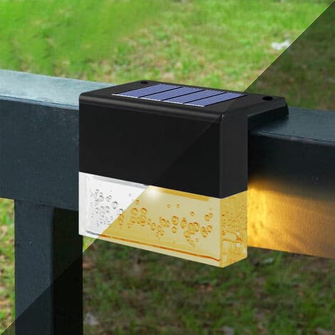 Utendørs solcellelampe Solcellebelysning Utendørs Vanntett Trådløs Solcelle-spotlight Fargerike lys