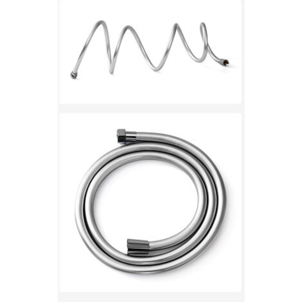 Duschsslang, badrumsslang, högtryckssäker PVC-slang, längd 1,2 m