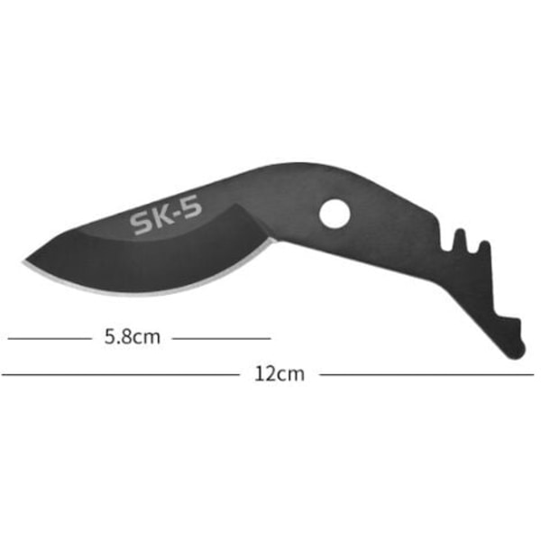 Beskærningssaks med lige blade, Non-stick belagte stålblad