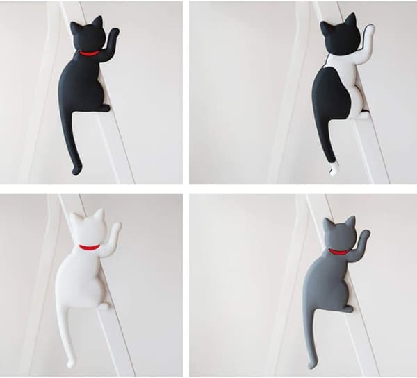 Køleskabsmærkater, PVC Magnet, Kat Magnetiske Nøglekroge, Legetøj