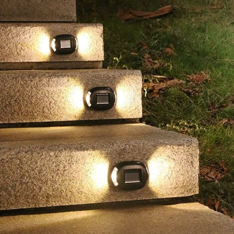 Ulkovalaistus Solar-lyhty, Soikea 2LED Seinävalaisin