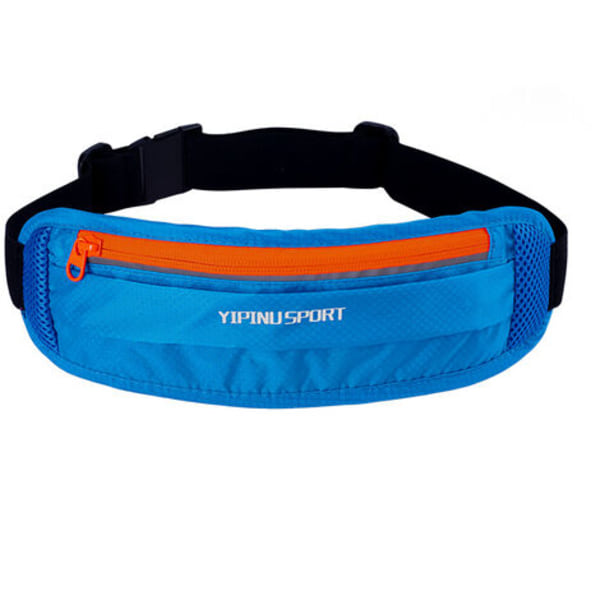 Lett og justerbar mageveske med elastisk midjebånd for iPhone, Samsung, ideell for løping, trening, unisex