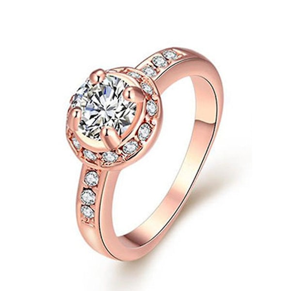 Moderne, skinnende og enkel ring Akr021b6