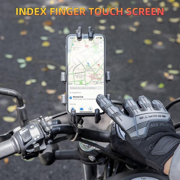 (Størrelse L) Cykelhandsker til mænd Vinterhandsker til mænd med Touch