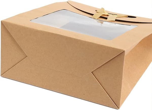 12 Stycken Presentpåse, Presentförpackning av Kraftpapper, Presentpåsar med