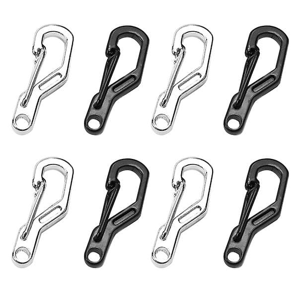 20 stk Mini D-type Spenne Nøkkelring Rask Haken Karabiner