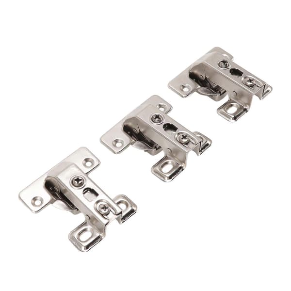 Foldbare Hængsler Sæt 3 stk. Zinklegering 180 Grader Kort Arm Hardware til Skabsdør Bord Garderobe