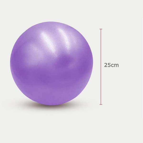 Lille Træningsbold til Barre, Yoga, Pilates og mere Purple