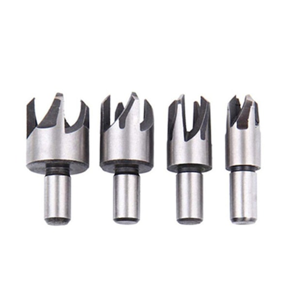 Träbearbetning Hex Countersink Bit Set Titanpläterade korkskruvbits (4pc Claw korkskruv)
