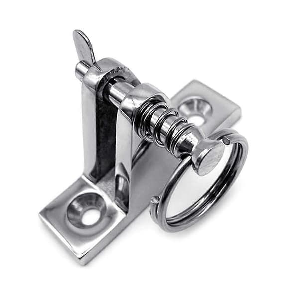 6 cm/2,4-tommer lang Bimini Top Quick Release dækhængsel Rustfrit stål hængselbase med stift