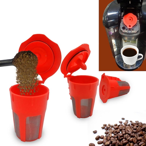 Återanvändbart påfyllbart kaffefilter för Keurig K-cup 2.0 K500 K400 K300 K200 modeller