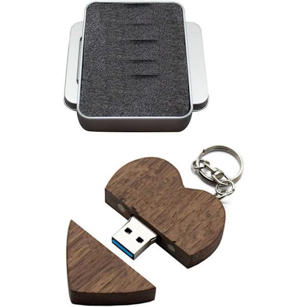 Træ U Disk Love U Disk (4GB),