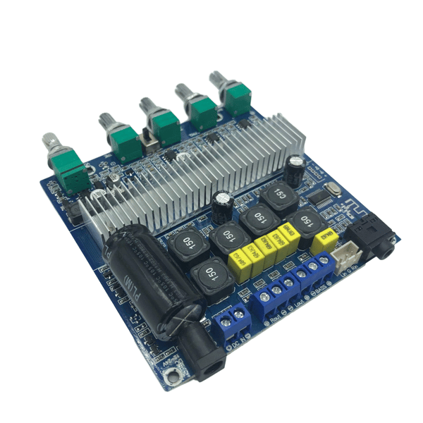 1 stycke TPA3116 Bluetooth 5.0 hög effekt 2.1 subwoofer digital