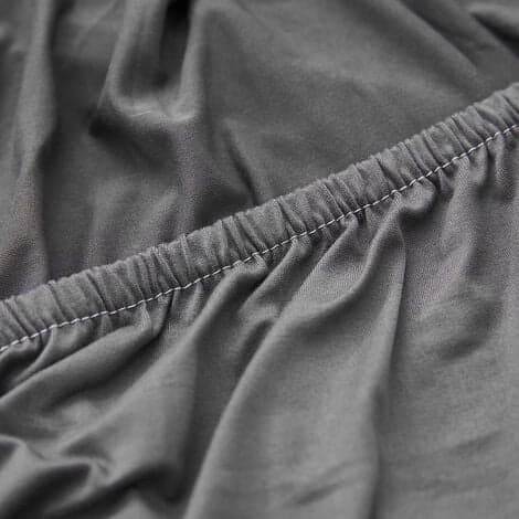 Ensfarget vanntett sofaovertrekk, stretchstoff, lys grå, 90-140 cm