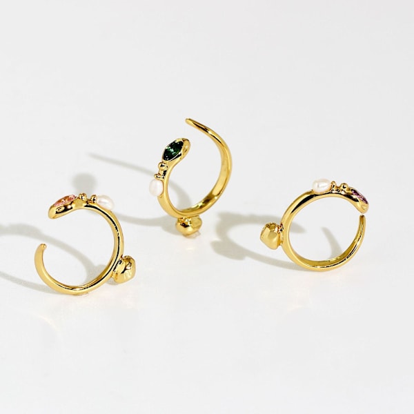 Ring med pärla, justerbar, modeaccessoar Ac7119 C120