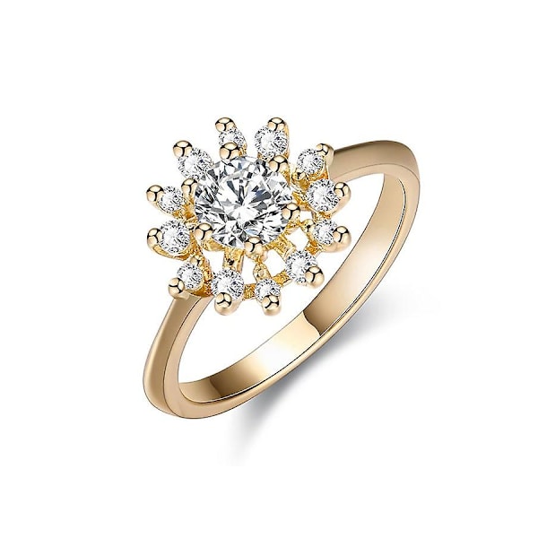 Moderne, skinnende og enkel ring Kzcr513e6