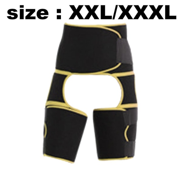 Workout Shapewear, Body Trainer för viktminskning Vardagskläder Yellow XXL XXXL