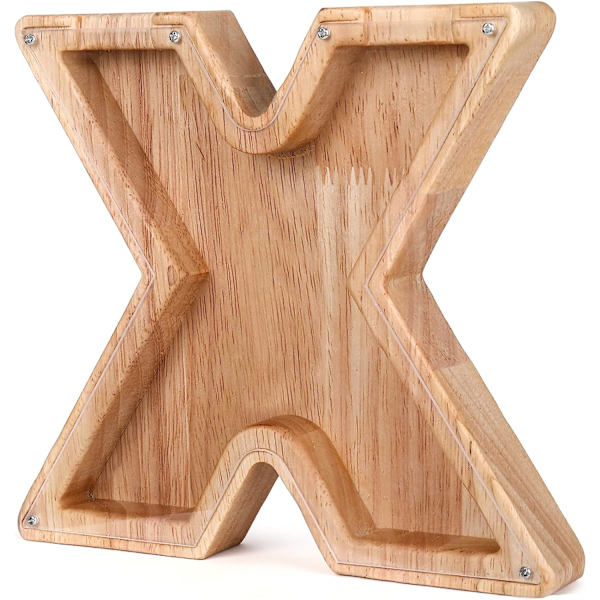 Personlig träspargris, en perfekt unik present, dekoration, minnessak eller spargris (X, 18.8*2.8*18cm),