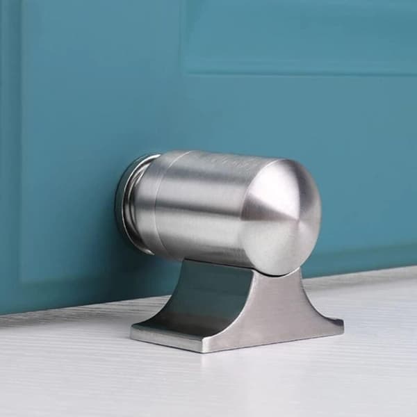 Kraftig magnetisk dørstopper, 304 rustfritt stål, mini dørstopper, møbeldørutstyr