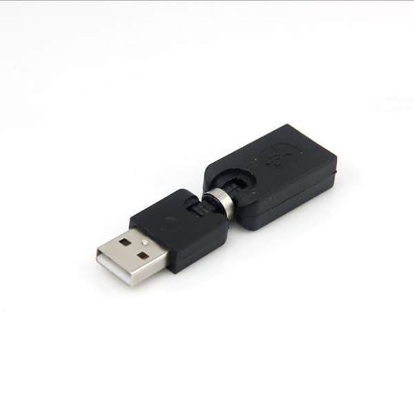 2 stk. USB han til hun roterende bøjeinterface med 360 grader