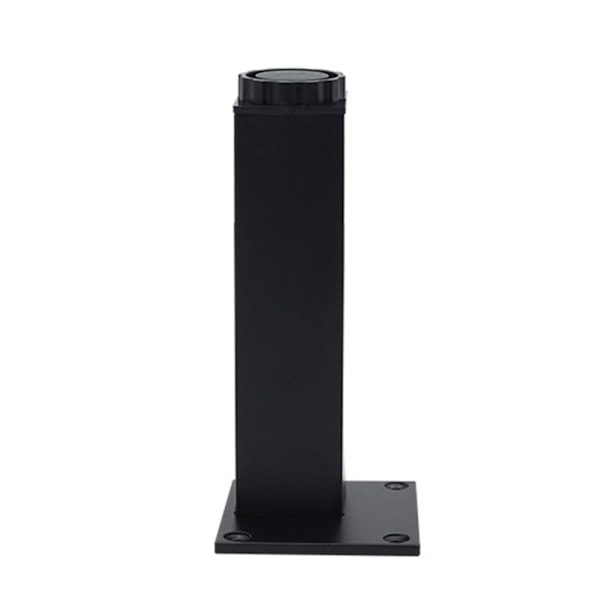 Justerbare Møbelben Højre Vinkel Støtte Sofa Ben Møbel Hardware Black 100mm