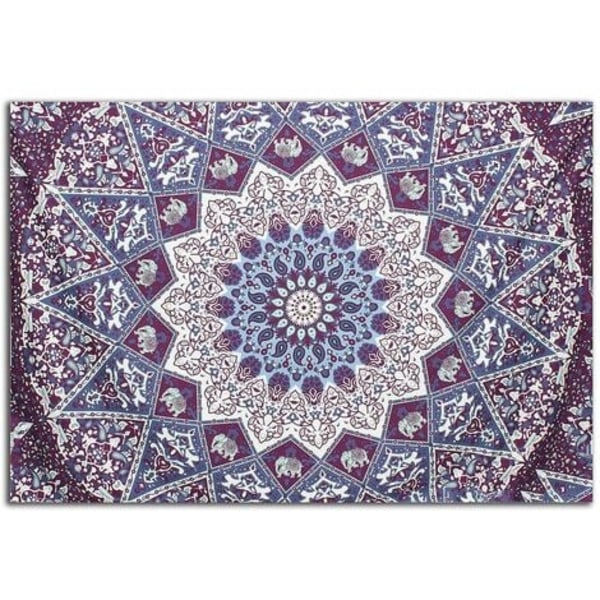 India Datura Polyester Veggteppe Hjem Soverom 204X140cm LAVENTE