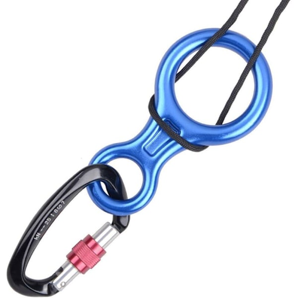 Blå utomhus drop 8 figur ring hög höjd descender descender descender descender hög styrka säkerhet lämplig för
