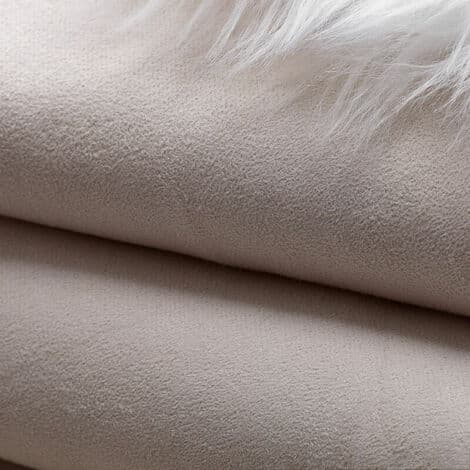 Plush Rund Matta Imitation Ull Ren Vit Vardagsrum Sovrum Area Matta - Rund 100Cm