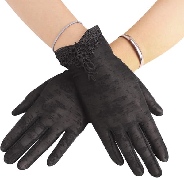 Sorte Solbeskyttelseshandsker Sommer UV Blonder Handsker Touch Screen
