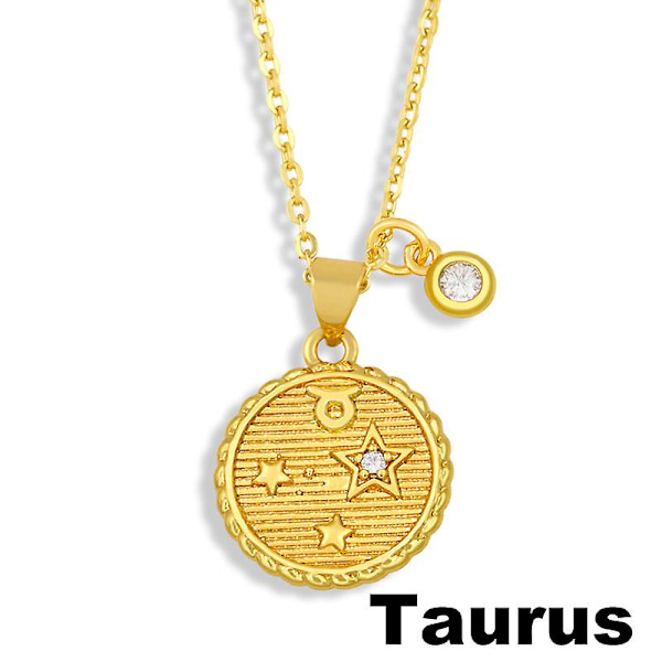 Kaulakoru Vintage Zirkon Tähdistö Muotikorut Ac9884 Taurus