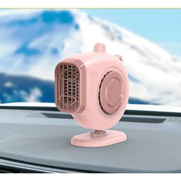 12V/120W Auto Vindue Afrimere, Bærbar Bilsvarmer, til Bilforrude, Hurtig Afrimning, Pink