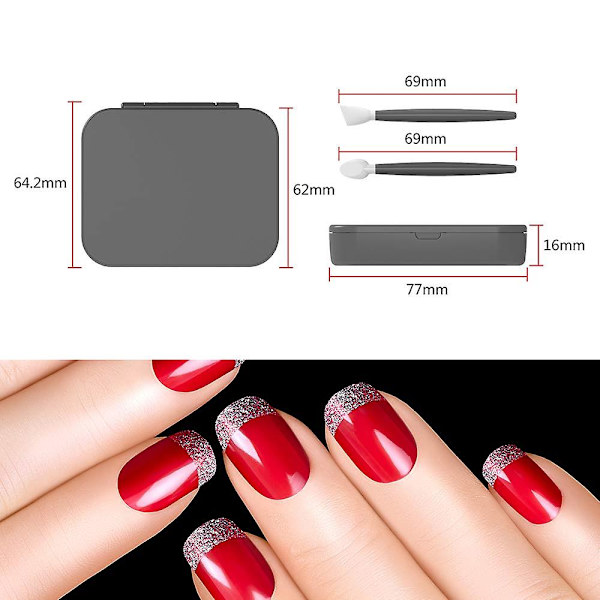 Silikonläppborste Makeup Ögonbryn Läppborste Med Spegel, Bärbar 4-pack Återanvändbar Läppborste På Resan Applikator Perfekt Makeup Verktygssatser (grå)