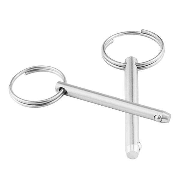 2x2 stykker 316 rustfrit stål båd top dæk hængsel quick release pin 5x51mm