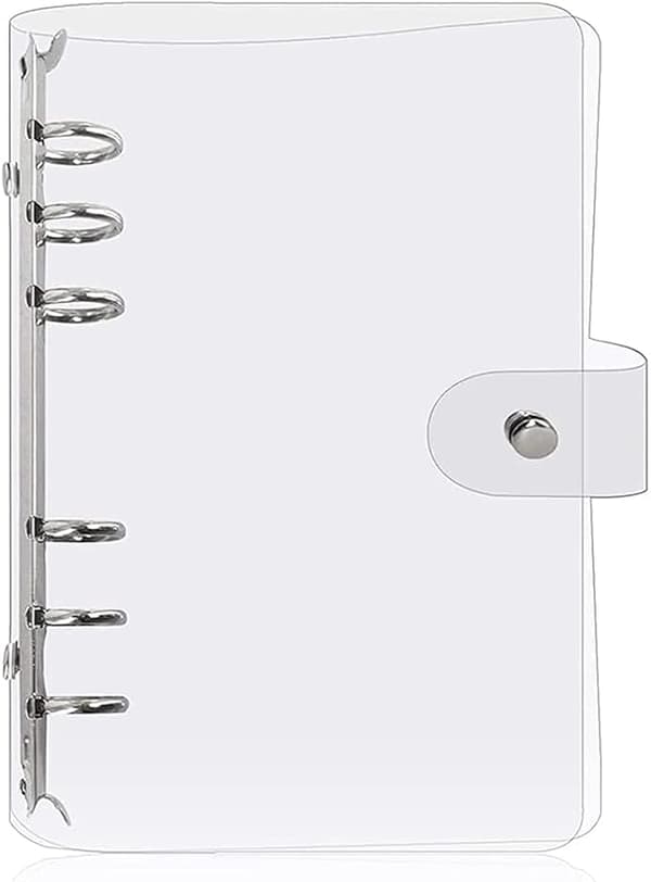Transparent blød PVC-bindbeskyttelsescover til notesbog 6
