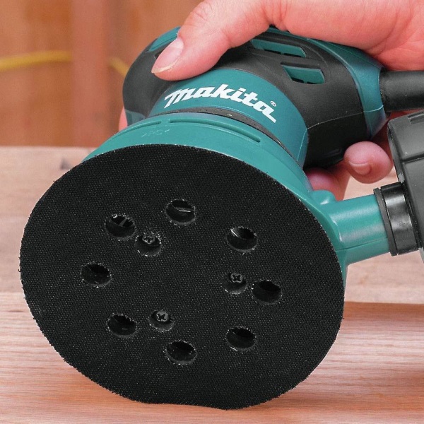 Slippapper 125 mm kompatibel med Makita 743081-8 Ersättning Bo5010 8 hål (3 stycken)