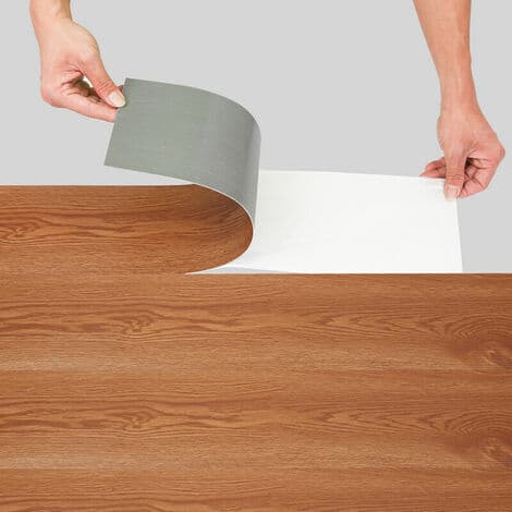 ca. 1m² Vinylgulv Klassisk Varm Eik Selvklebende Klassisk Varm Eik - Klassisk Varm Eik
