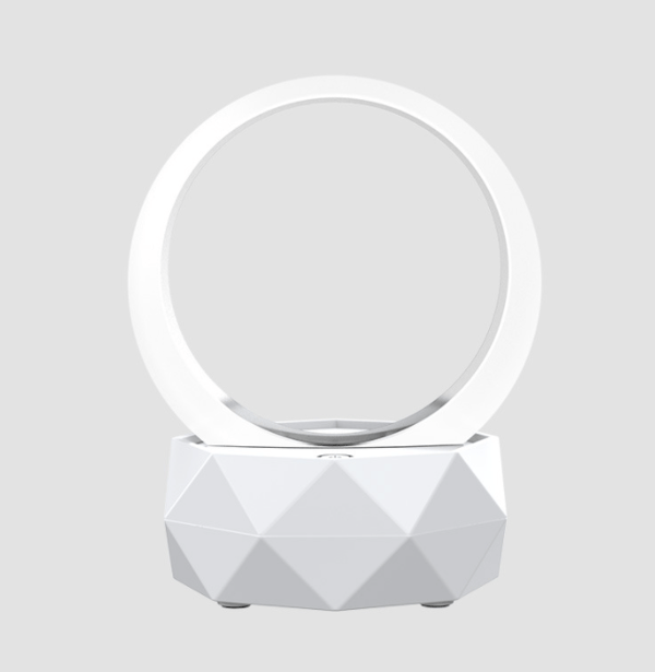 Natlys Bluetooth-højttaler, Smart Trådløs Farverig Bluetooth-højttaler til Hjemmet (Hvid)