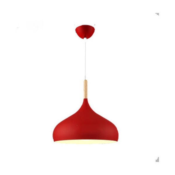 Nordic Modern Taklampe til Restaurant Bar Cafe Restaurant 24cm (Rød)