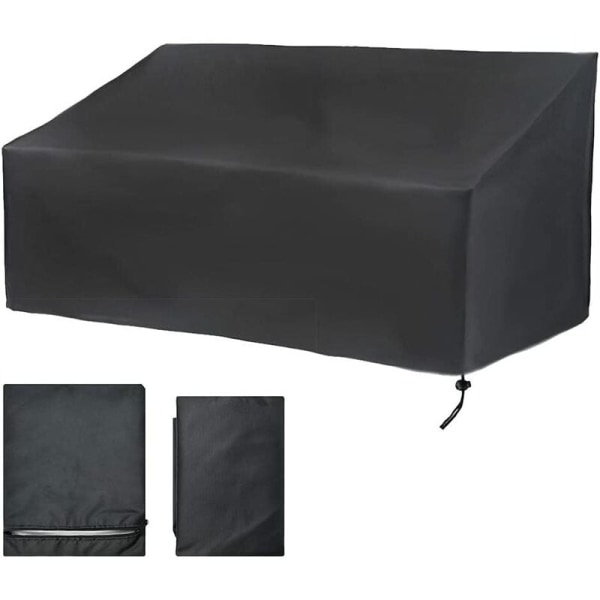 210D Furniture Cover 2 Seater 134x66x89cm Outdoor Bench Dust Cover,