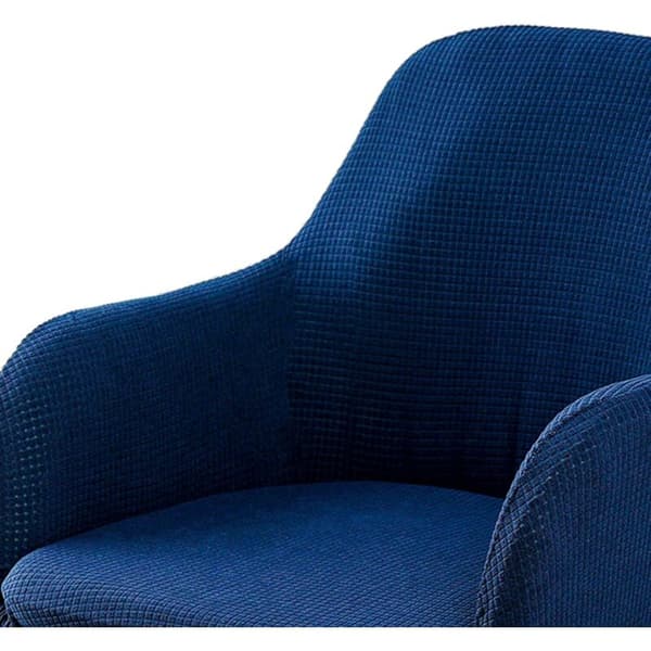 Stretch stolsöverdrag för matsal, kontor (marinblå)