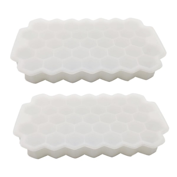 Ice Tray, Ice Tray For Making Hexagonal Ice, Includes 2 Trays