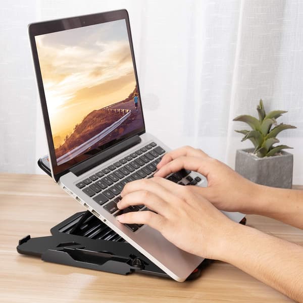 Justerbart laptopstativ Multi-Angle stativ Mobiltelefonstativ Bärbart hopfällbart laptopstativ Laptopstativ Co