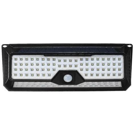 136LED PIR rörelsesensor vattentät utomhus solcellslampa