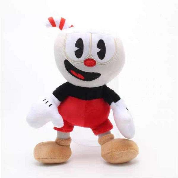 Cuphead Plyschfigurer Leksaker Mugman Puphead King Dice Devil Mjuk -1 Cuphead