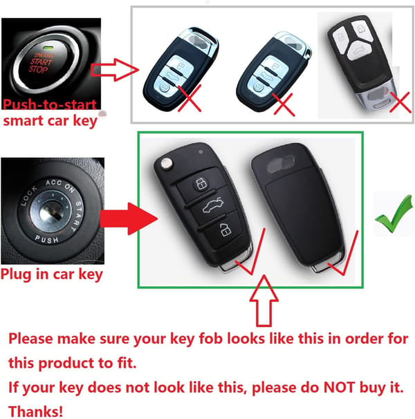 Mjukt silikongummiskal för Audi A1 A3 A4 A6 A8